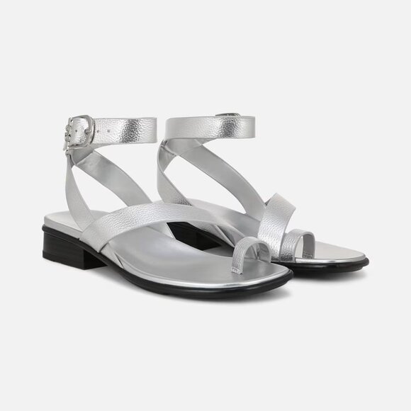 Naturalizer Birch Sandal Silver Size 12 New MSRP $110 - Picture 1 of 6